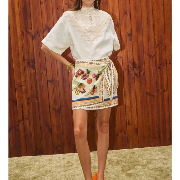 Alemais Mercado Skirt US 6 - Picture 2 of 9